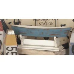 Kirkland's Home Wood Boat Sculpture- Statues & Figurines