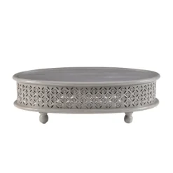 Kirkland's Home Wood Carved Medallion Coffee Table- Coffee Tables