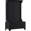 Kirkland's Home Wood Classic Farmhouse Hall Tree- Entryway Furniture