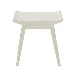 Kirkland's Home Wood Curved Seat Stool- Benches & Ottomans