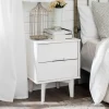Kirkland's Home Wood Cut-Out Handle Nightstand- Nightstands