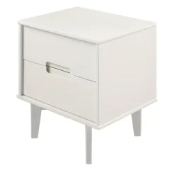 Kirkland's Home Wood Cut-Out Handle Nightstand- Nightstands