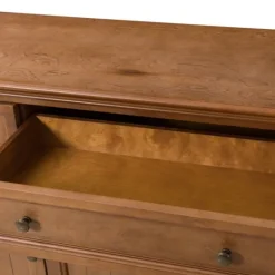 Kirkland's Home Wood 4-Door Sideboard Cabinet- Cabinets & Sideboards