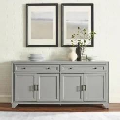 Kirkland's Home Wood 4-Door Sideboard Cabinet- Cabinets & Sideboards