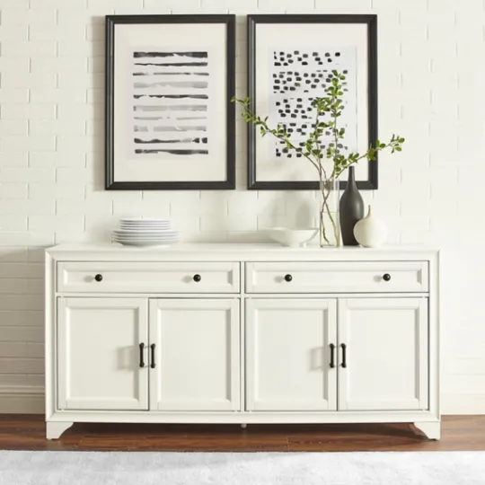 Kirkland's Home Wood 4-Door Sideboard Cabinet- Cabinets & Sideboards