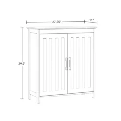 Kirkland's Home Wood 2-Door Storage Cabinet- Bathroom Furniture