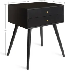 Kirkland's Home Wood 2-Drawer Finco Accent Table- Accent & End Tables