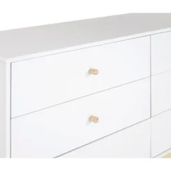Kirkland's Home Wood 6-Drawer Footed Dresser- Dressers & Chests