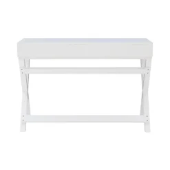 Kirkland's Home Wood 2-Drawer X-Frame Desk- Office Furniture