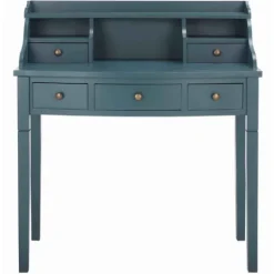 Kirkland's Home Wood 5-Drawers Desk- Office Furniture