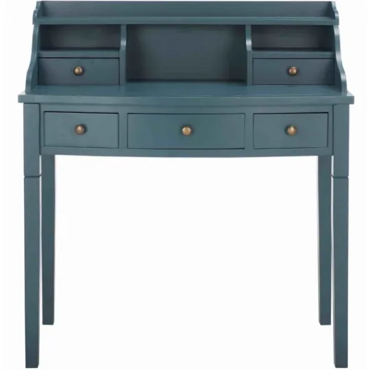 Kirkland's Home Wood 5-Drawers Desk- Office Furniture