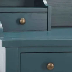 Kirkland's Home Wood 5-Drawers Desk- Office Furniture