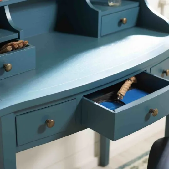 Kirkland's Home Wood 5-Drawers Desk- Office Furniture
