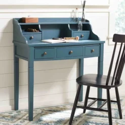 Kirkland's Home Wood 5-Drawers Desk- Office Furniture