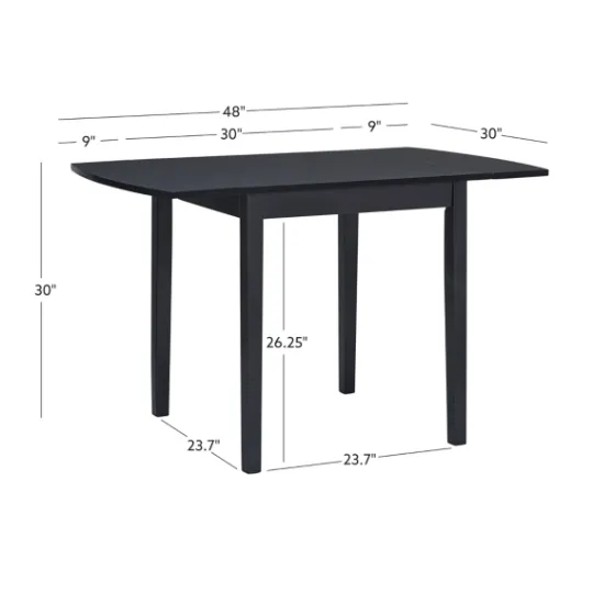 Kirkland's Home Wood Drop Leaf Dining Table- Dining Tables