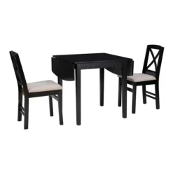 Kirkland's Home Wood Drop Leaf 3-Pc. Dining Set- Dining Sets