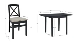 Kirkland's Home Wood Drop Leaf 3-Pc. Dining Set- Dining Sets