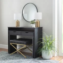 Kirkland's Home Wood Extendable Desk- Office Furniture