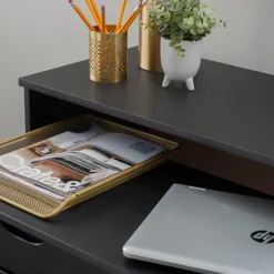 Kirkland's Home Wood Extendable Desk- Office Furniture