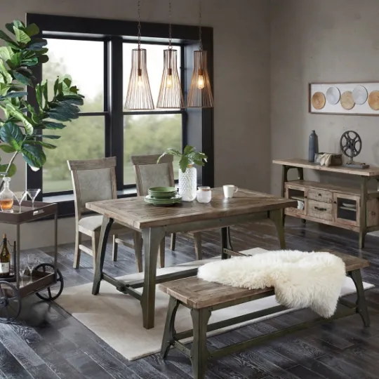 Kirkland's Home Wood Extendable Dining Table- Dining Tables