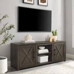 Kirkland's Home Wood Farmhouse Media Cabinet- Tv Stands & Media Consoles