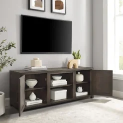 Kirkland's Home Wood Farmhouse Media Cabinet- Tv Stands & Media Consoles