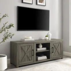 Kirkland's Home Wood Farmhouse Media Cabinet- Tv Stands & Media Consoles