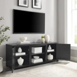 Kirkland's Home Wood Farmhouse Media Cabinet- Tv Stands & Media Consoles