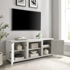 Kirkland's Home Wood Farmhouse Media Cabinet- Tv Stands & Media Consoles