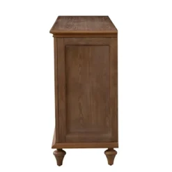 Kirkland's Home Wood Glass Door Sideboard Cabinet- Cabinets & Sideboards