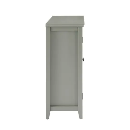 Kirkland's Home Wood Grid 2-Door Accent Cabinet- Cabinets & Sideboards