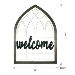 Kirkland's Home Wood Interchangeable Arch Wall Plaque- Wall Quotes & Signs