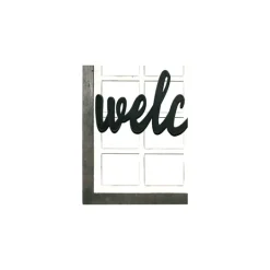 Kirkland's Home Wood Interchangeable Arch Wall Plaque- Wall Quotes & Signs