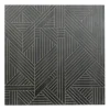 Kirkland's Home Wood Intersecting Carved Lines Wall Plaque- Wall Plaques