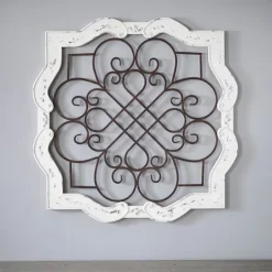 Kirkland's Home Wood Isabelline Plaque- Wall Plaques
