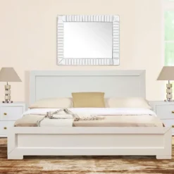 Kirkland's Home Wood King Platform Bed And 2-Nightstand Set- Beds & Headboards