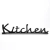Kirkland's Home Wood Kitchen Tabletop Sign- Statues & Figurines