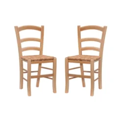 Kirkland's Home Wood Ladderback Dining Chairs, Set Of 2- Dining Chairs