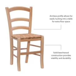 Kirkland's Home Wood Ladderback Dining Chairs, Set Of 2- Dining Chairs