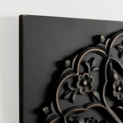 Kirkland's Home Wood Medallion 4-Pc. Wall Plaque Set- Wall Plaques