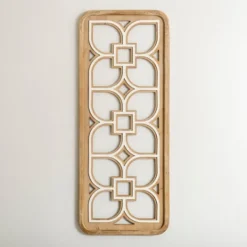 Kirkland's Home Wood Modern Floral Wall Plaque- Wall Plaques