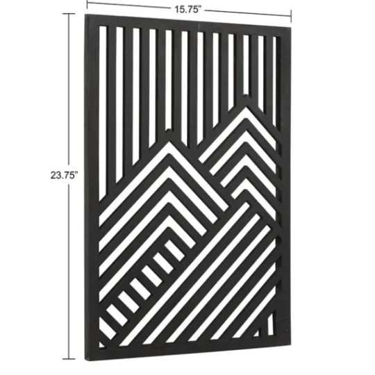 Kirkland's Home Wood Montour Wall Plaques, Set Of 2- Wall Plaques