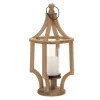 Kirkland's Home Wood Open Frame Candle Holder Lantern- Lanterns