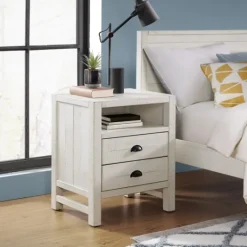 Kirkland's Home Wood Open Shelf Nightstand- Nightstands