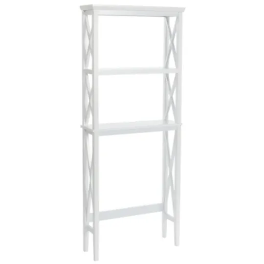 Kirkland's Home Wood Over-Toilet 3-Tier Shelf- Bathroom Furniture