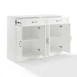 Kirkland's Home Wood Panel 4-Door Cabinet- Cabinets & Sideboards