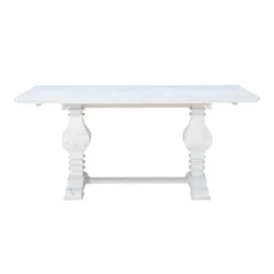 Kirkland's Home Wood Pedestal Dining Table- Dining Tables