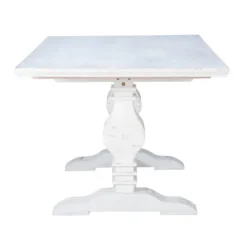 Kirkland's Home Wood Pedestal Dining Table- Dining Tables