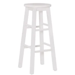 Kirkland's Home Wood Pub Classic Backless Bar Stool- Bar Stools & Counter Height Stools