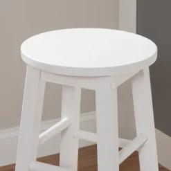 Kirkland's Home Wood Pub Classic Backless Bar Stool- Bar Stools & Counter Height Stools